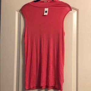 Gap sleeveless pink top